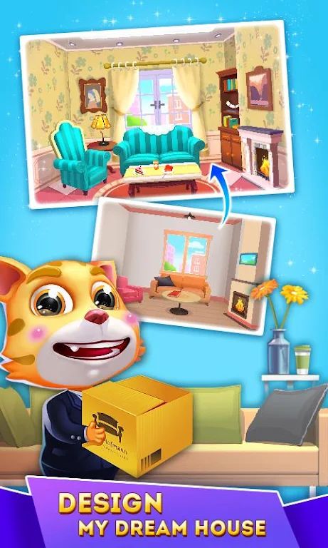 Cat Runner: Decorate Home स्क्रीनशॉट 4