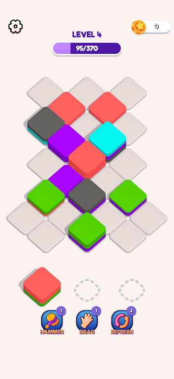 Block Sort 3D - ASMR Tile Sort zrzut ekranu 1