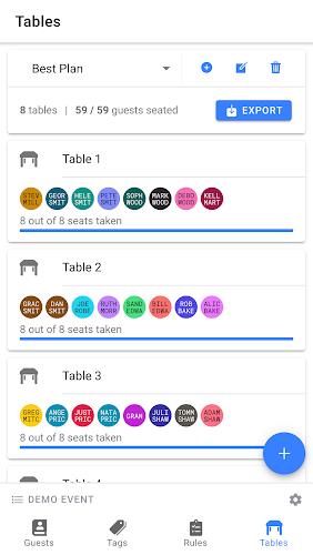 Table Tailor: Seating Planner captura de pantalla 1