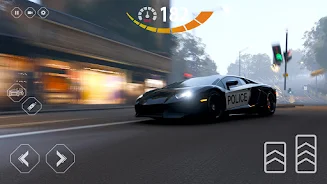 Policía Auto Carreras Juegos captura de pantalla 4