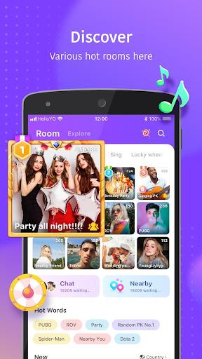 Hello Yo - Group Chat Rooms Capture d’écran2