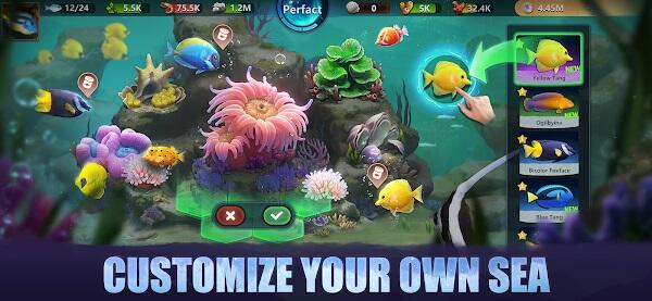 Top Fish: Ocean Game captura de pantalla 2