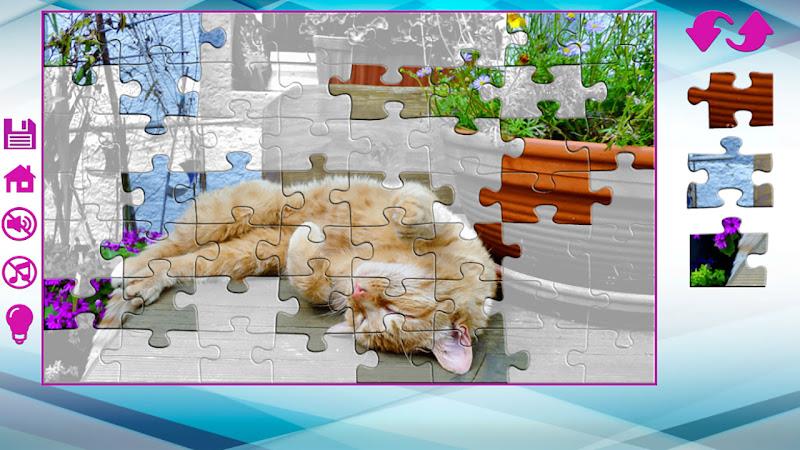 Big puzzles with cats Captura de tela 3