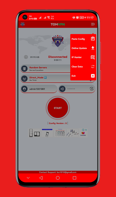 Screenshot TOM VPN 3