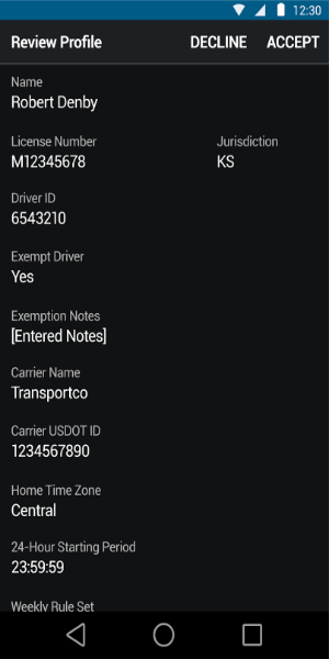Garmin eLog™ Compliant ELDスクリーンショット3