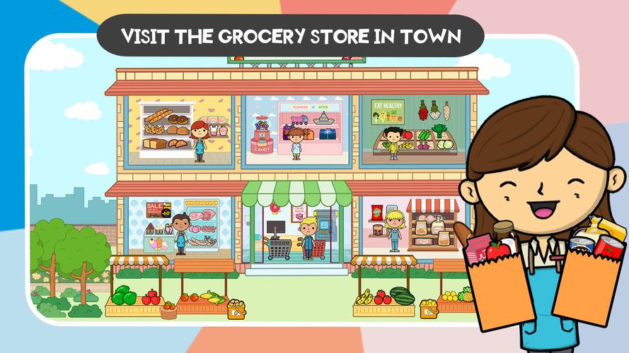 Screenshot Lila's World: Grocery Store 2