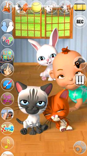 Talking 3 Friends Cats & Bunny Screenshot 4