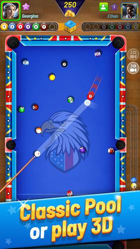 8 Ball Shoot It All - 3D Pool экрана 1