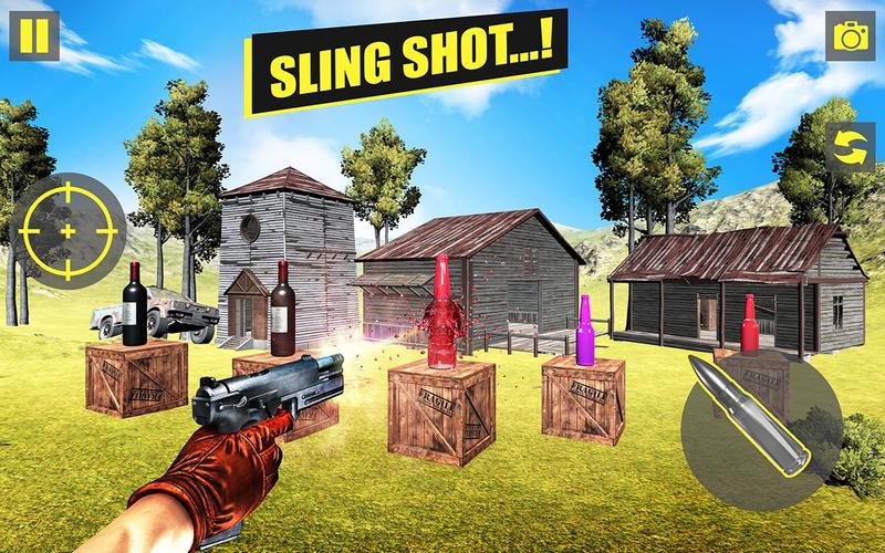 Sniper Gun Bottle Shooter 2023 ảnh chụp màn hình 1