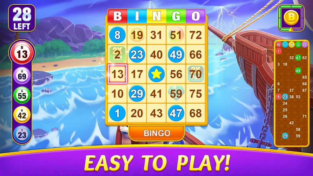 Bingo Alpha - Offline Games स्क्रीनशॉट 2