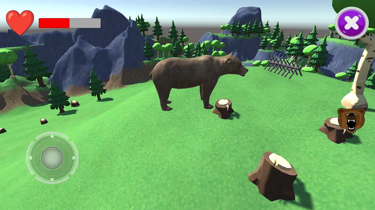 Bear simulator स्क्रीनशॉट 4