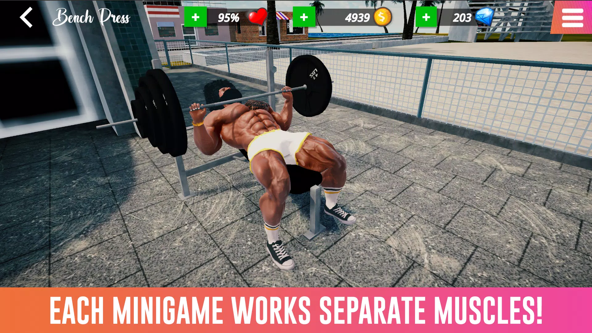 Iron Muscle IV - GYM simulator Capture d’écran3