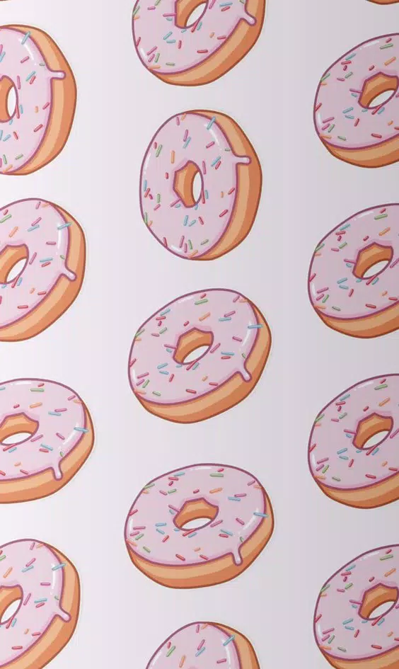 Cute Donut Wallpaper HD 4K Скриншот 3