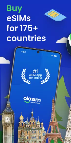 ภาพหน้าจอ aloSIM - eSIM Travel Sim Card 1