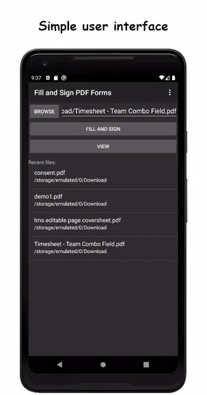 Fill and Sign PDF Forms屏幕截圖1