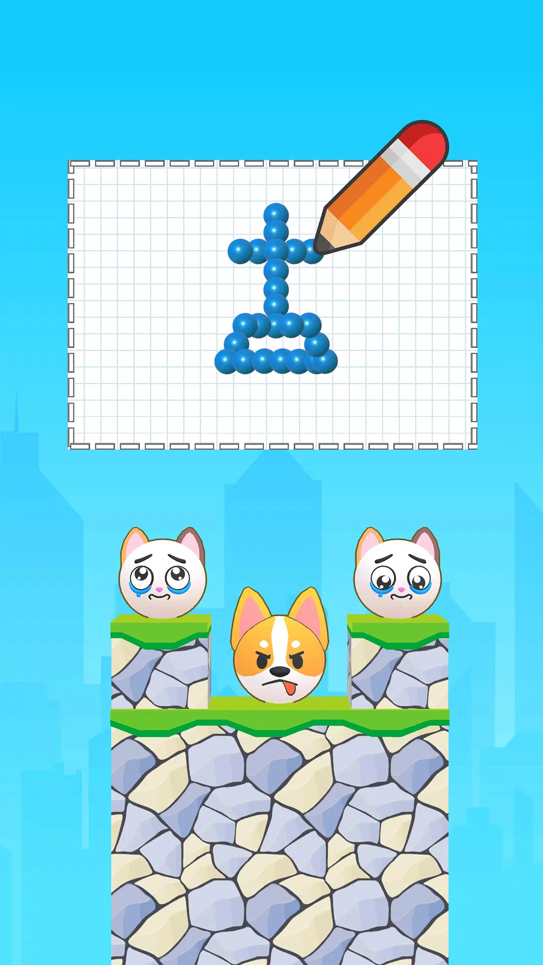 Draw Puzzle: Break The Dog স্ক্রিনশট 1