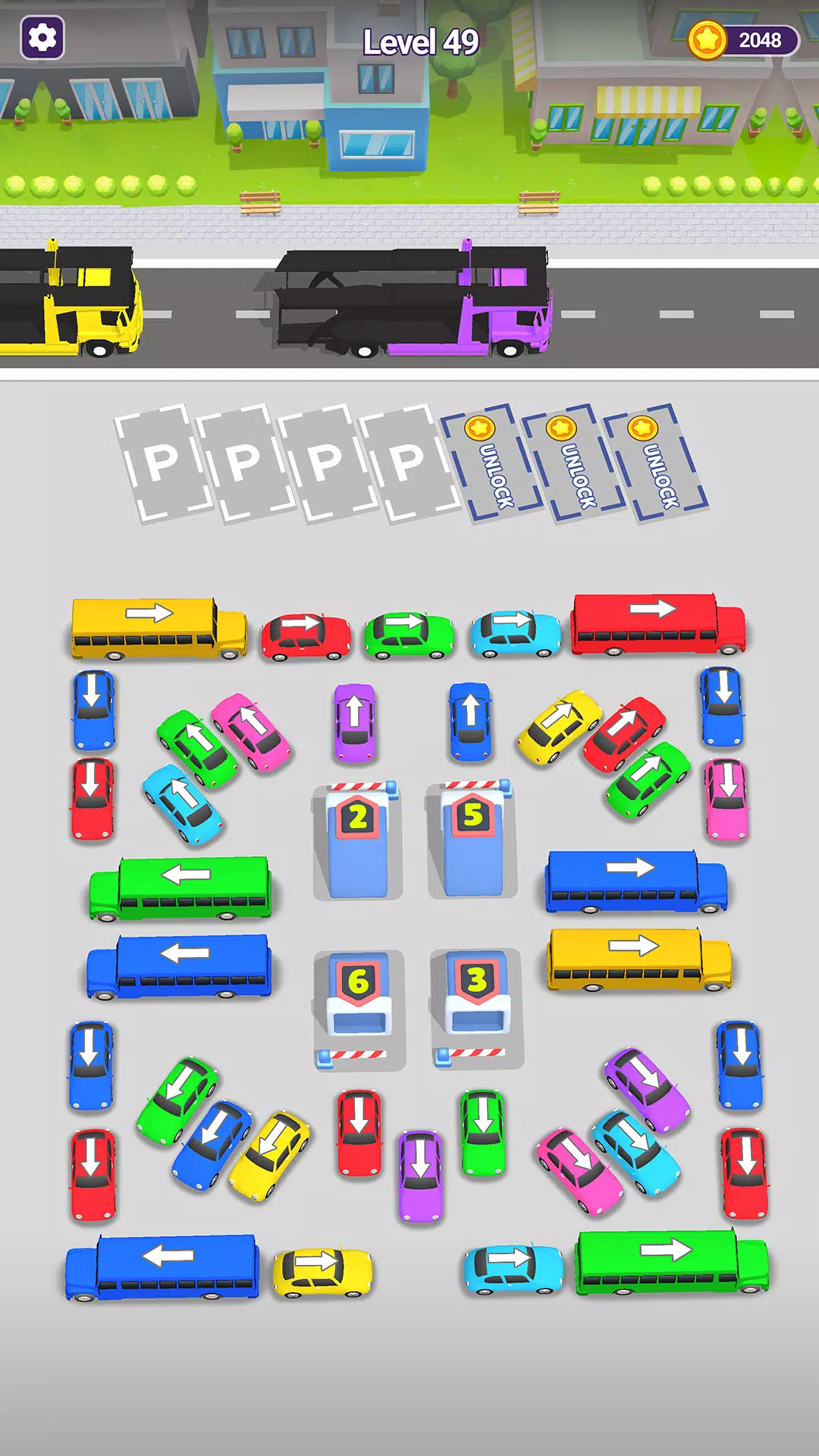 Mini Car Jam: Parking Puzzle屏幕截圖1