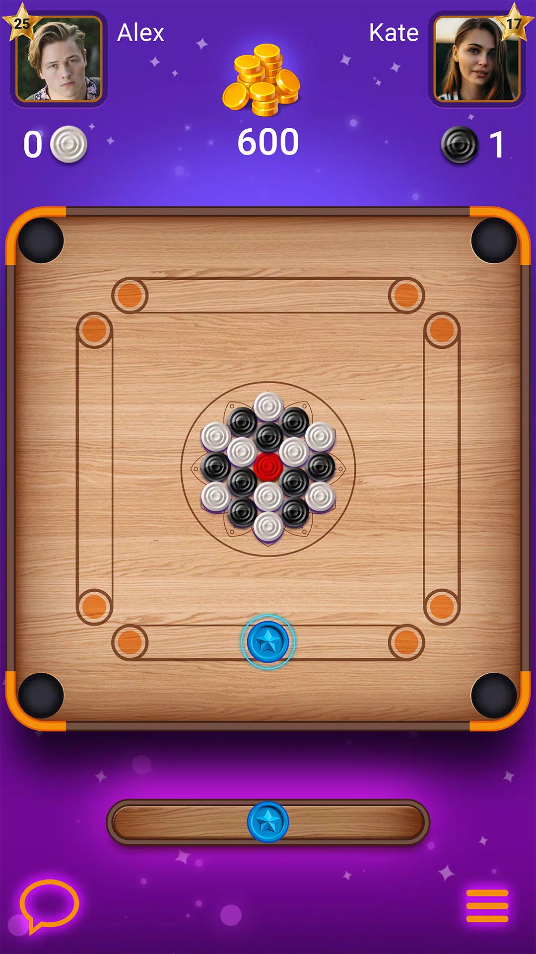 Carrom Lure - jeu de billard Capture d’écran1