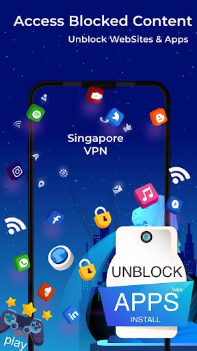 Singapore VPN - Free, Fast & Secure экрана 4