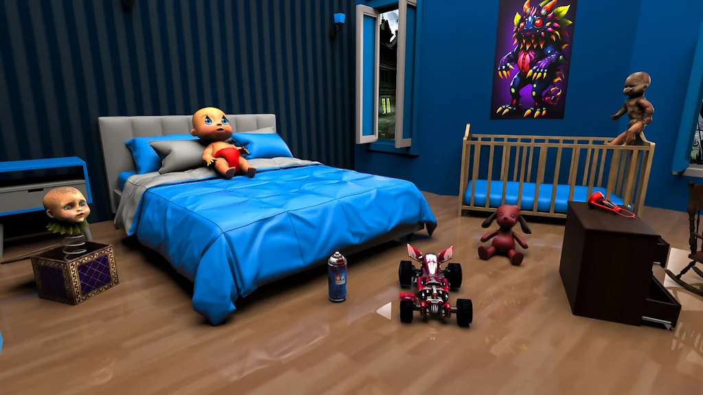 Scary Baby: Haunted House Game Screenshot 1