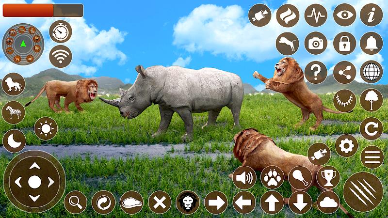 Lion Games 3D Animal Simulator স্ক্রিনশট 1