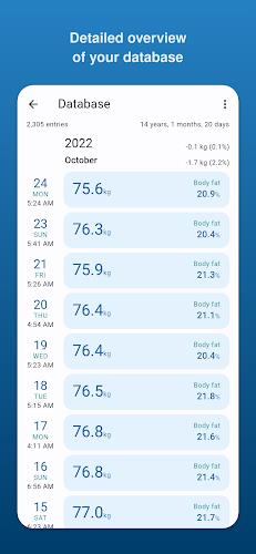 Libra Weight Manager Capture d’écran3