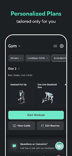 Planfit AI Gym Workout Plans zrzut ekranu 4