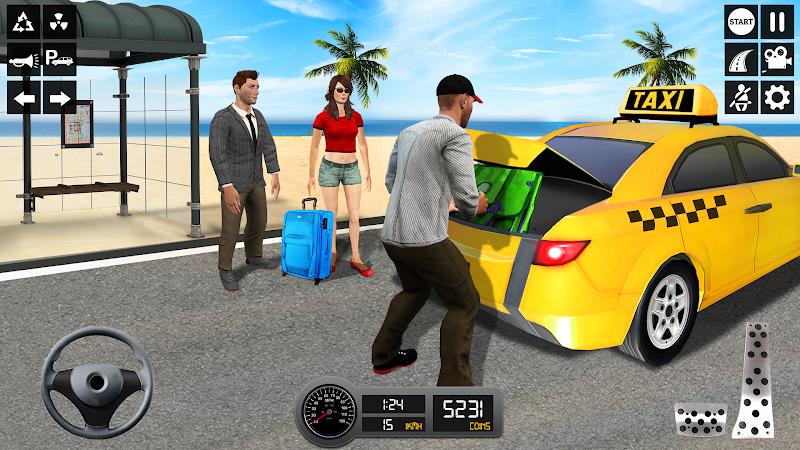 Taxi Simulator 3d Taxi Sim ကိုဖန်သားပြင်1