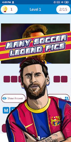 Screenshot soccer player quiz 4