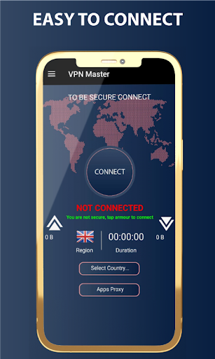 ภาพหน้าจอ VPN Proxy Master Safe & secure 2