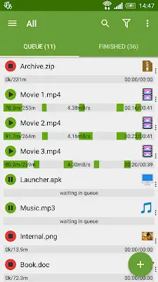 Advanced Download Manager ကိုဖန်သားပြင်1