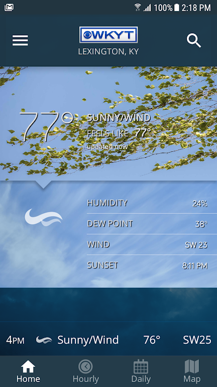 Screenshot WKYT Weather 1