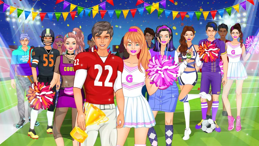 ภาพหน้าจอ College Sport Team Makeover 1