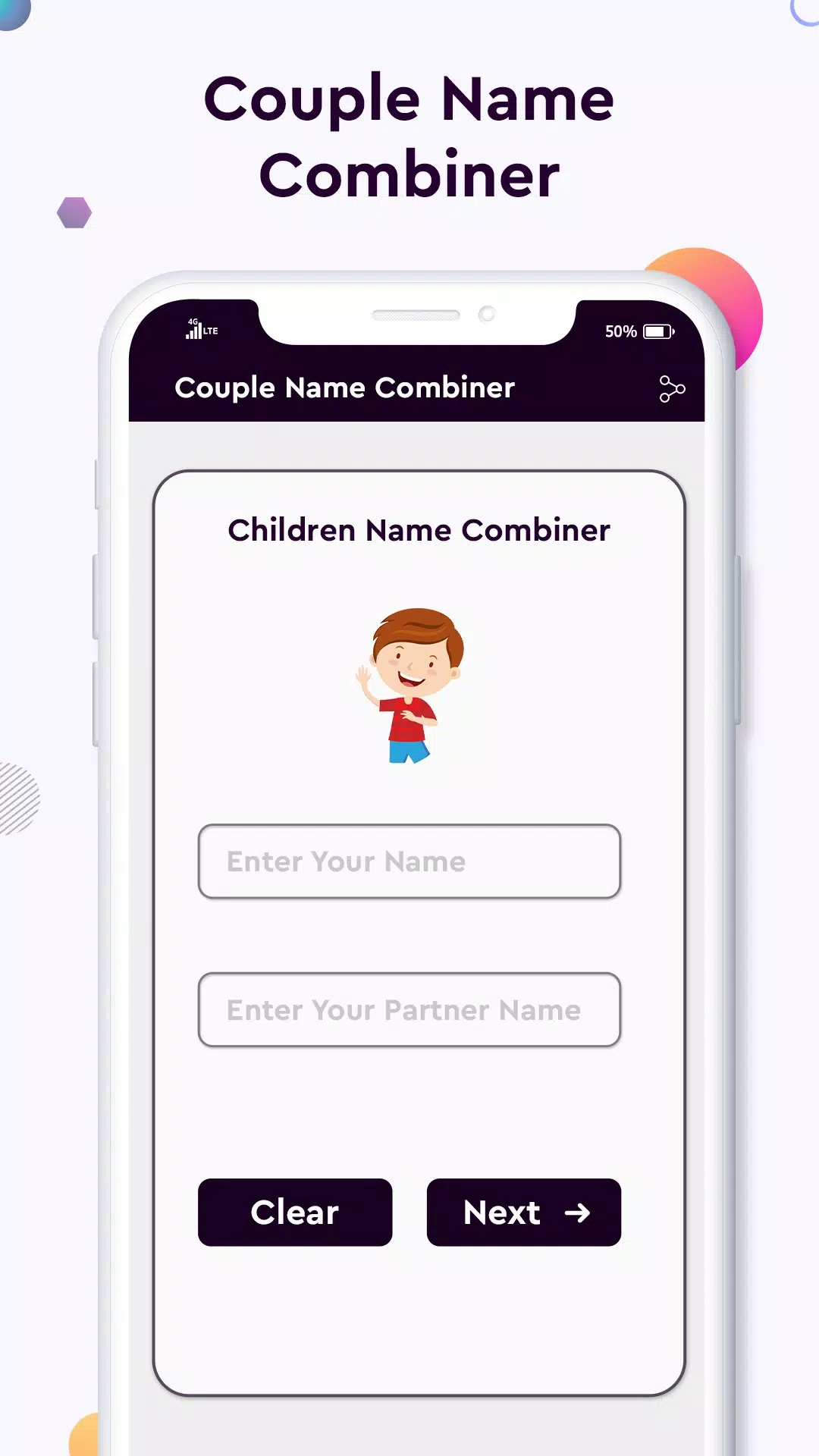 Baby name Couple Name Combiner Screenshot 3