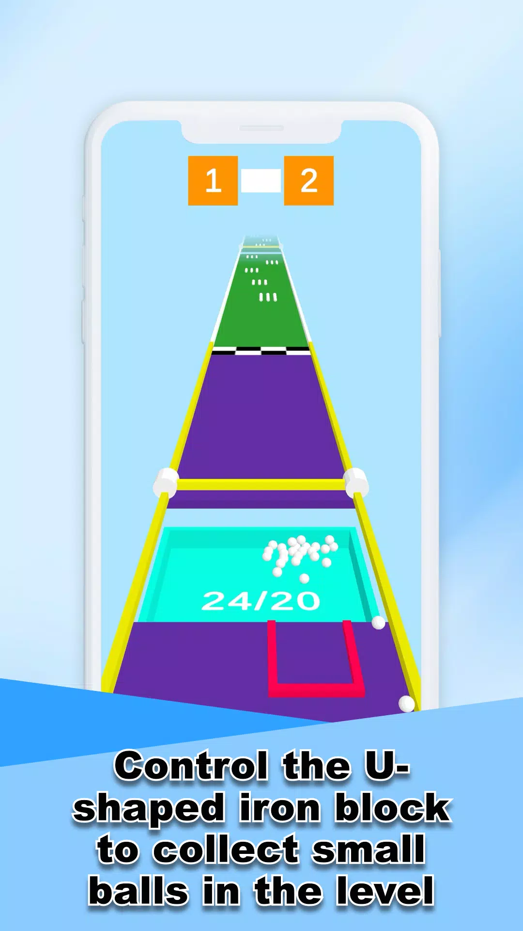 Collect Balls 3D Game captura de pantalla 1