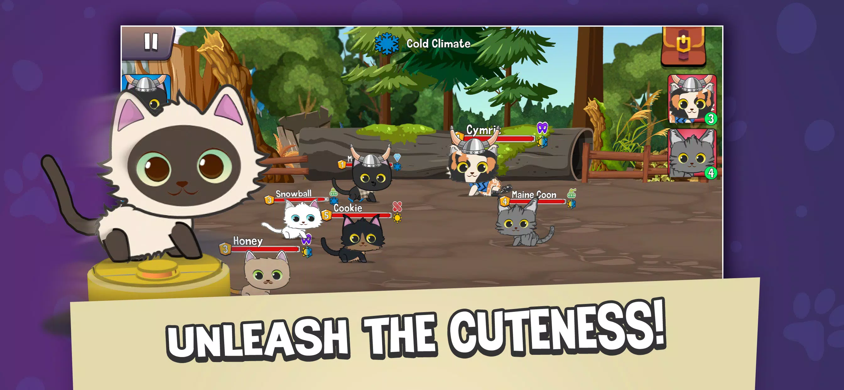 Cute Cat RPG 스크린 샷 1
