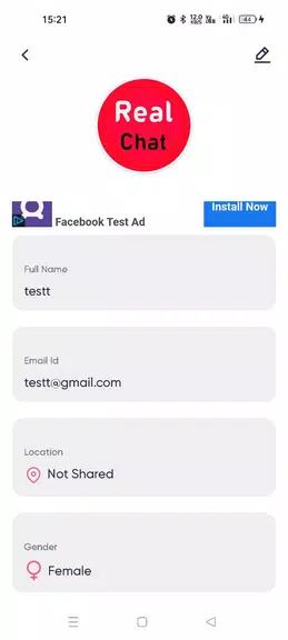 Real Chat স্ক্রিনশট 2