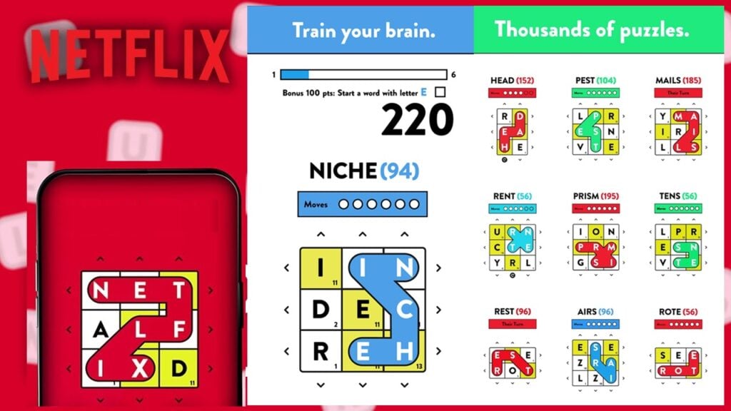 “ TED Tumblewords中的最長詞：Netflix的新遊戲”