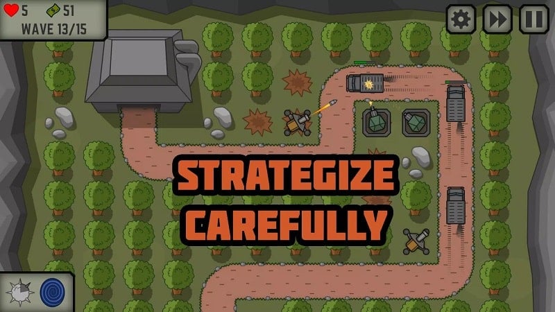 Tactical War: Tower Defense screenshot 2