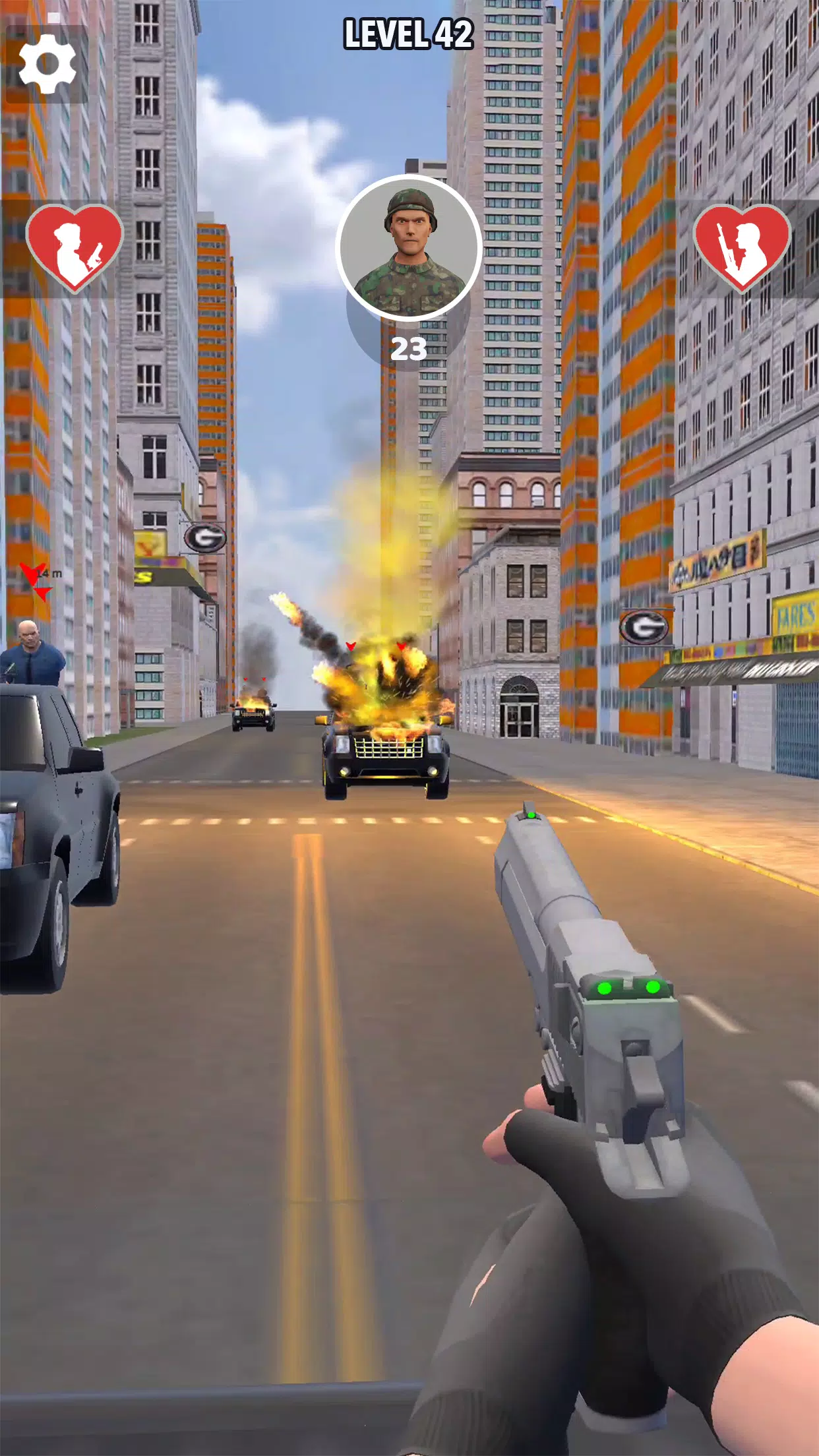 Mr and Mrs Shooter: City Hunt ekran görüntüsü 3