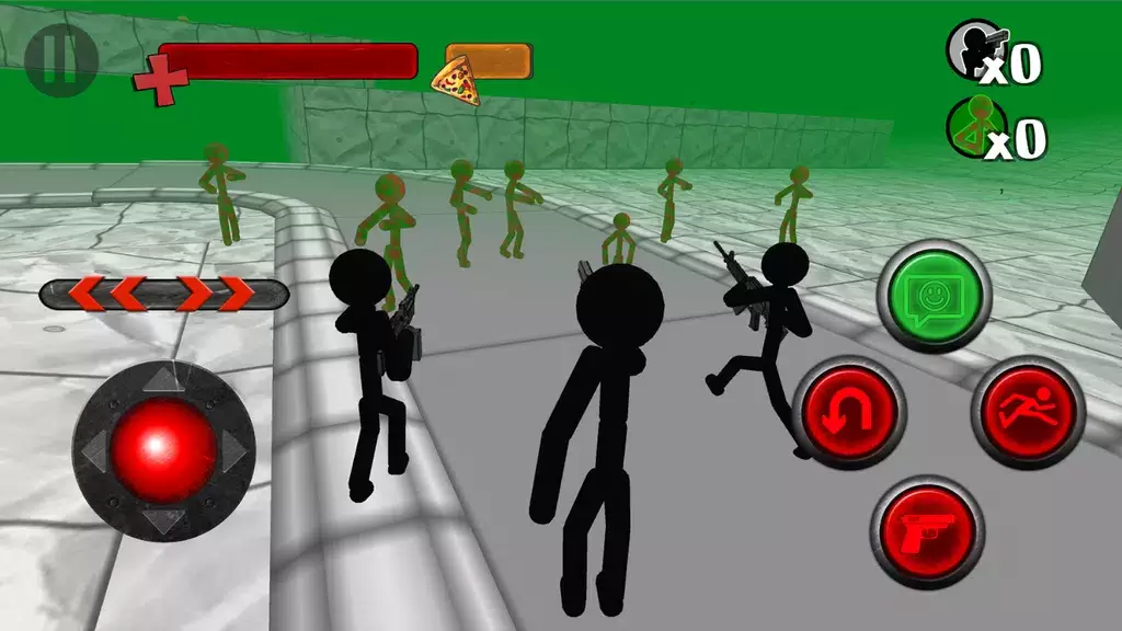 Stickman Zombie 3D Скриншот 3