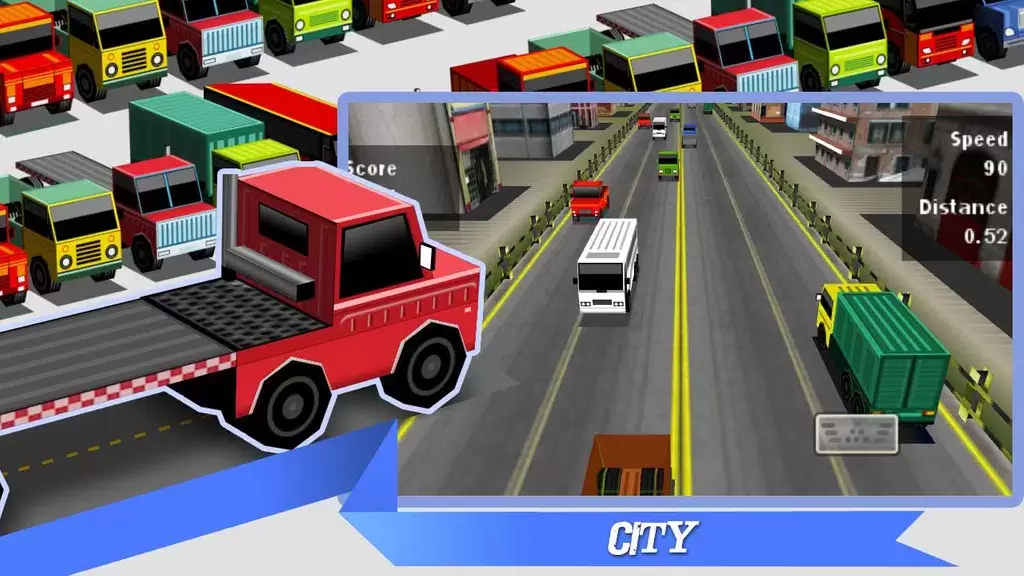 Truck Traffic Racing3D ảnh chụp màn hình 3