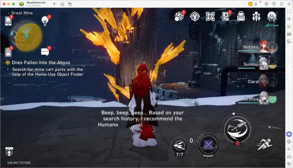 Rozpocznij Honkai: Star Rail on Mac z Bluestacks Air