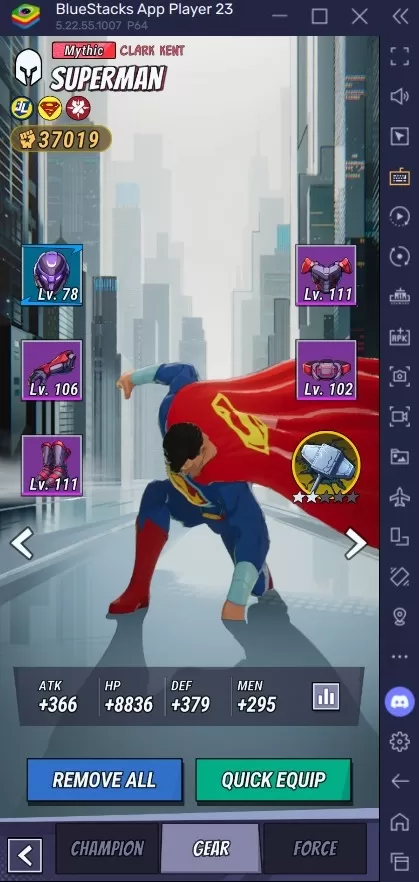 DC: Larawan ng Gabay sa Gear ng Dark Legion