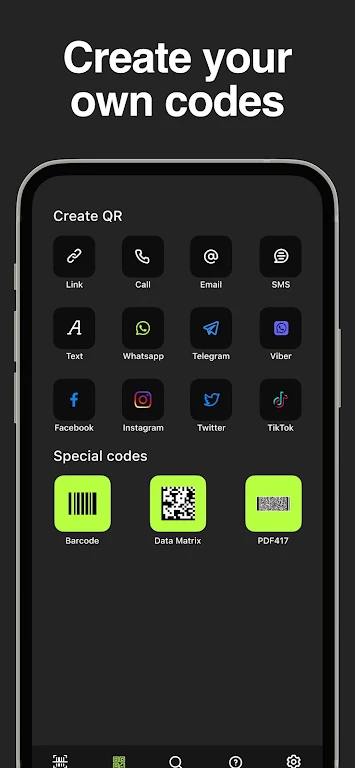 QR code Scanner & Creator ảnh chụp màn hình 3