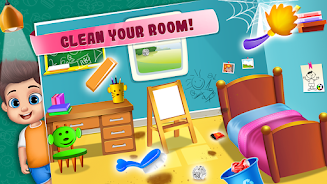 Little girl cleanup game 스크린 샷 2