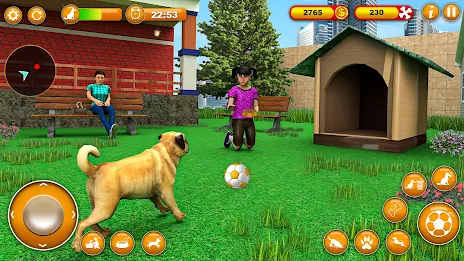 ภาพหน้าจอ Pet Dog Family Adventure Games 1