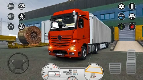 Euro Cargo Truck Simulator Pro captura de pantalla 1