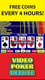 Video Poker Deluxe ekran görüntüsü 3