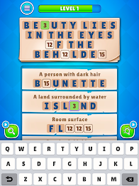 Acrostic Words: Crossword Game screenshot 1